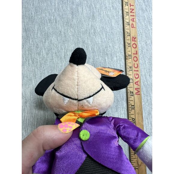 Disney Mickey Mouse w/‎ Vampire Teeth 2019 Halloween 9" Plush - Picture 4 of 6